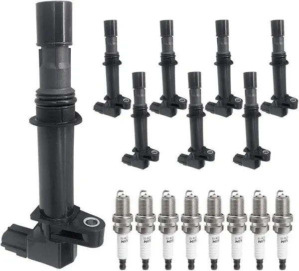 Set of 8 Ignition Coil For Jeep Grand Cherokee Dodge Ram 1500 V8 4.7L UF270