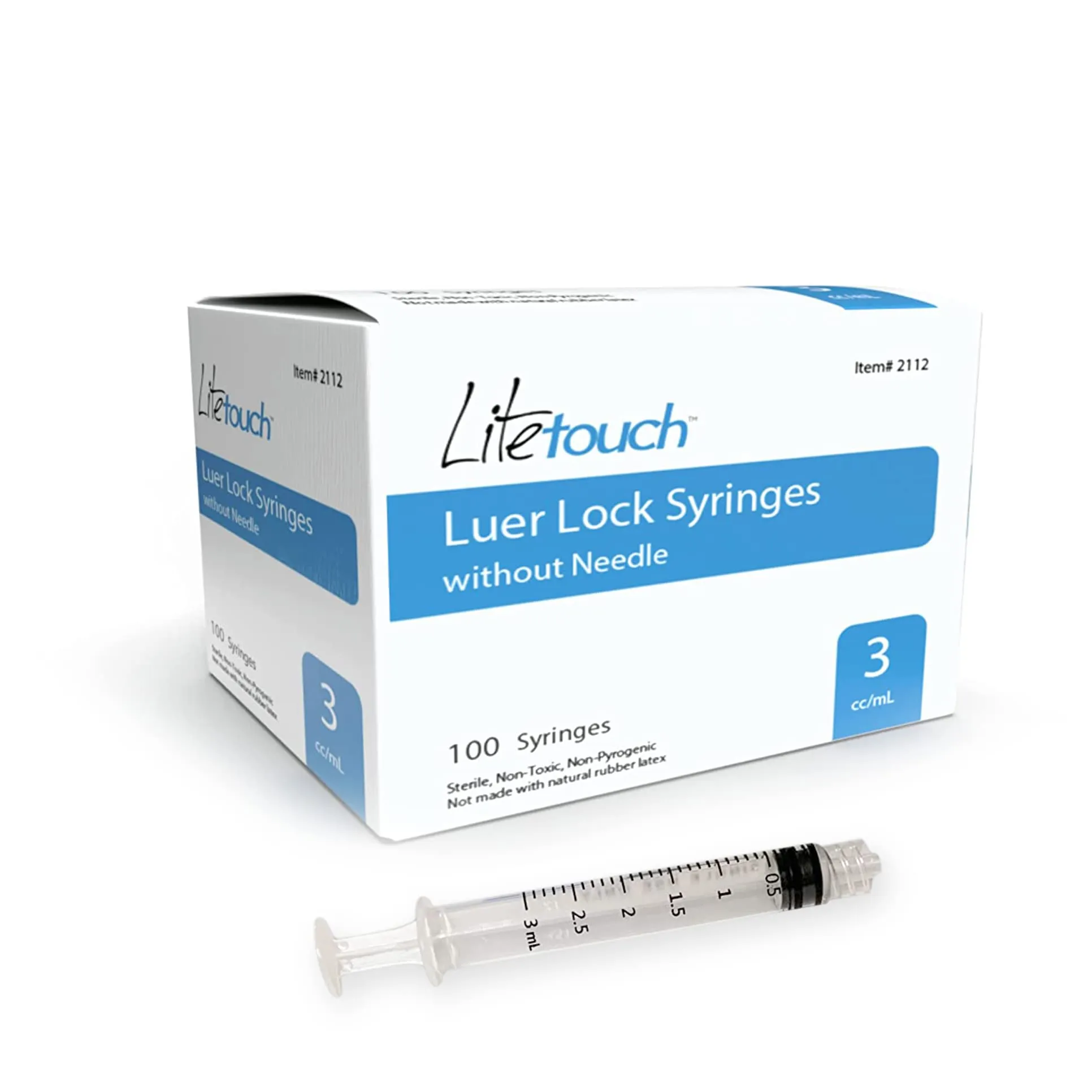 LiteTouch 3ml Luer Lock Syringes