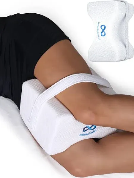 Knee Pillow for Side Sleepers by Everlasting Comfort