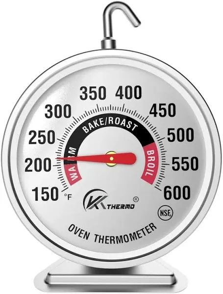 KT THERMO Large 3 Dial Oven Thermometer