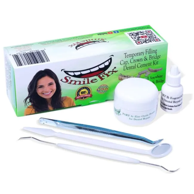 SmileFix Filling, Cap, Crown & Bridge Dental Repair Kit