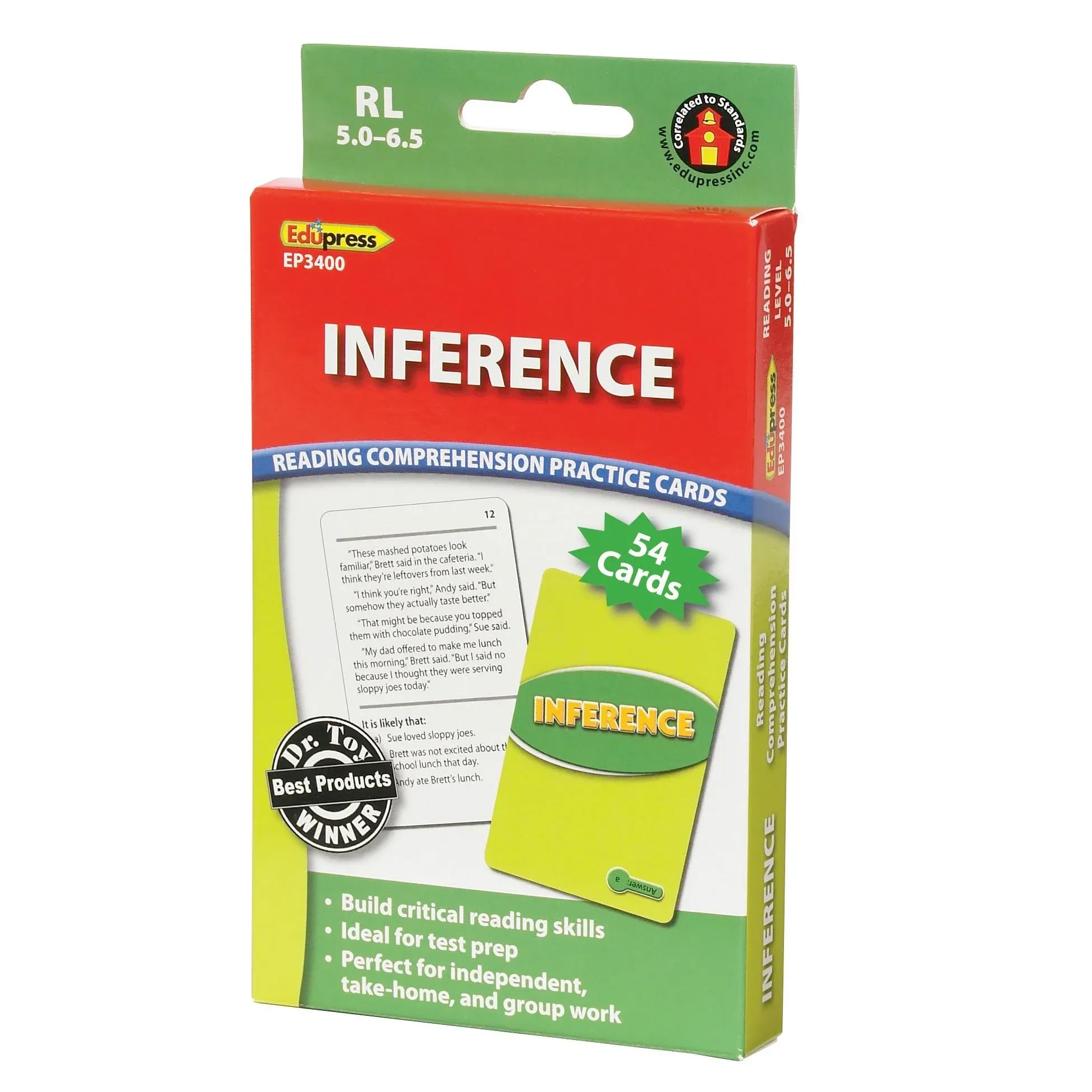 Inference Practice Cards, Levels 5.0-6.5