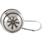 RSVP International Endurance® Stainless Steel Vintage One-Hand Sifter, 1 Cup | Top Cakes, Sift Flour, Marinade BBQ & More | Dishwasher Safe | Powder Sugar, Sift Flour, Spread Toppings & More