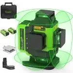 Huepar 4x360 Laser Level Self-Leveling 16 Lines Green Beam 4D Cross Ls04cg 