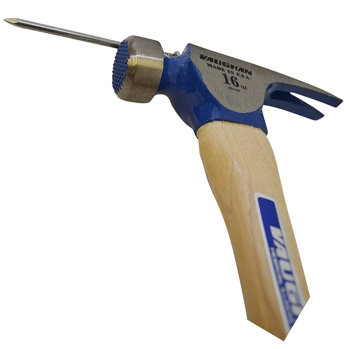 VAUGHAN & BUSHNELL CF4 16-oz Milled Face California Framer Framing Hammer, 14" Hickory Handle