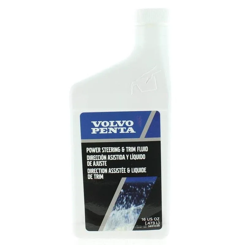 Volvo Penta New OEM Power Steering and Trim Fluid, 3851039