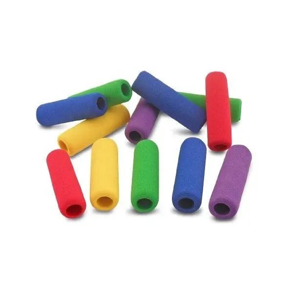 The Pencil Grip The Classics Soft Foam Pencil Grips, Ergonomic Writing Aid For Lefties And Righties, 1.5 Inch Long, Assorted Colors, 12 Count - TPG-16412