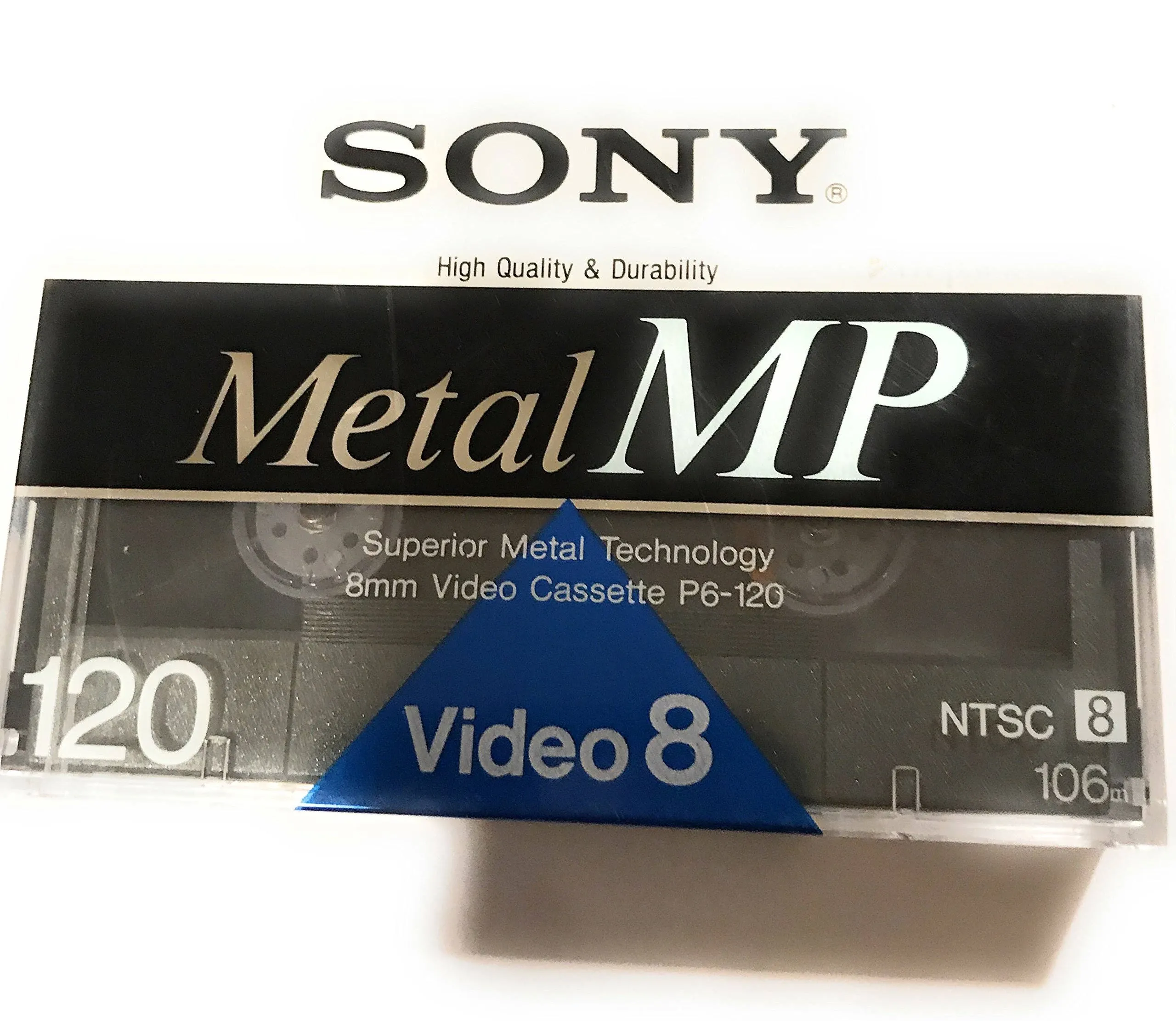 Sony 8mm MP 120 Standard Blank Video Cassette Tape P6-120MP 120 Min