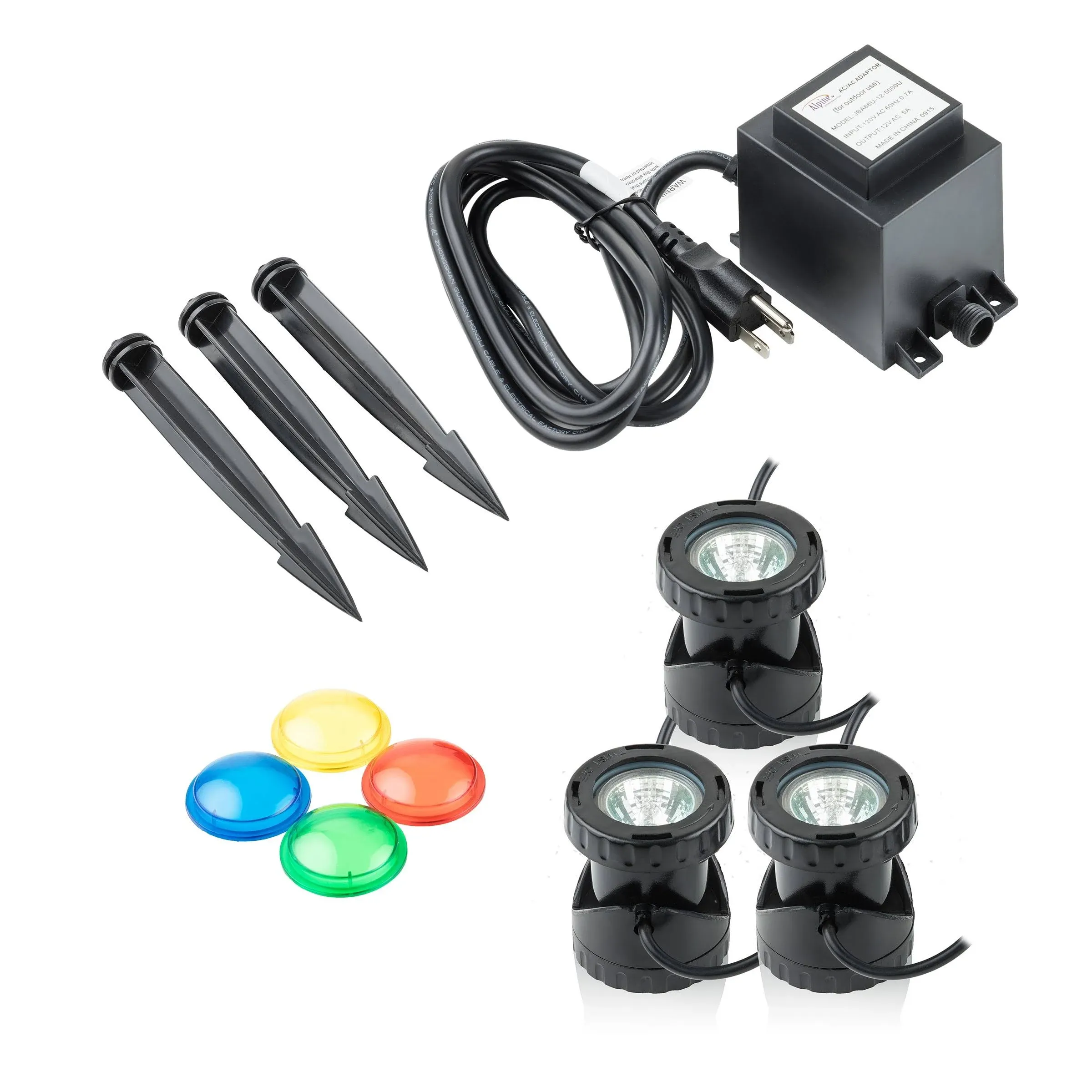 Power Beam 20-watt Lights with Transformer (Set of 3 Lights) Multi