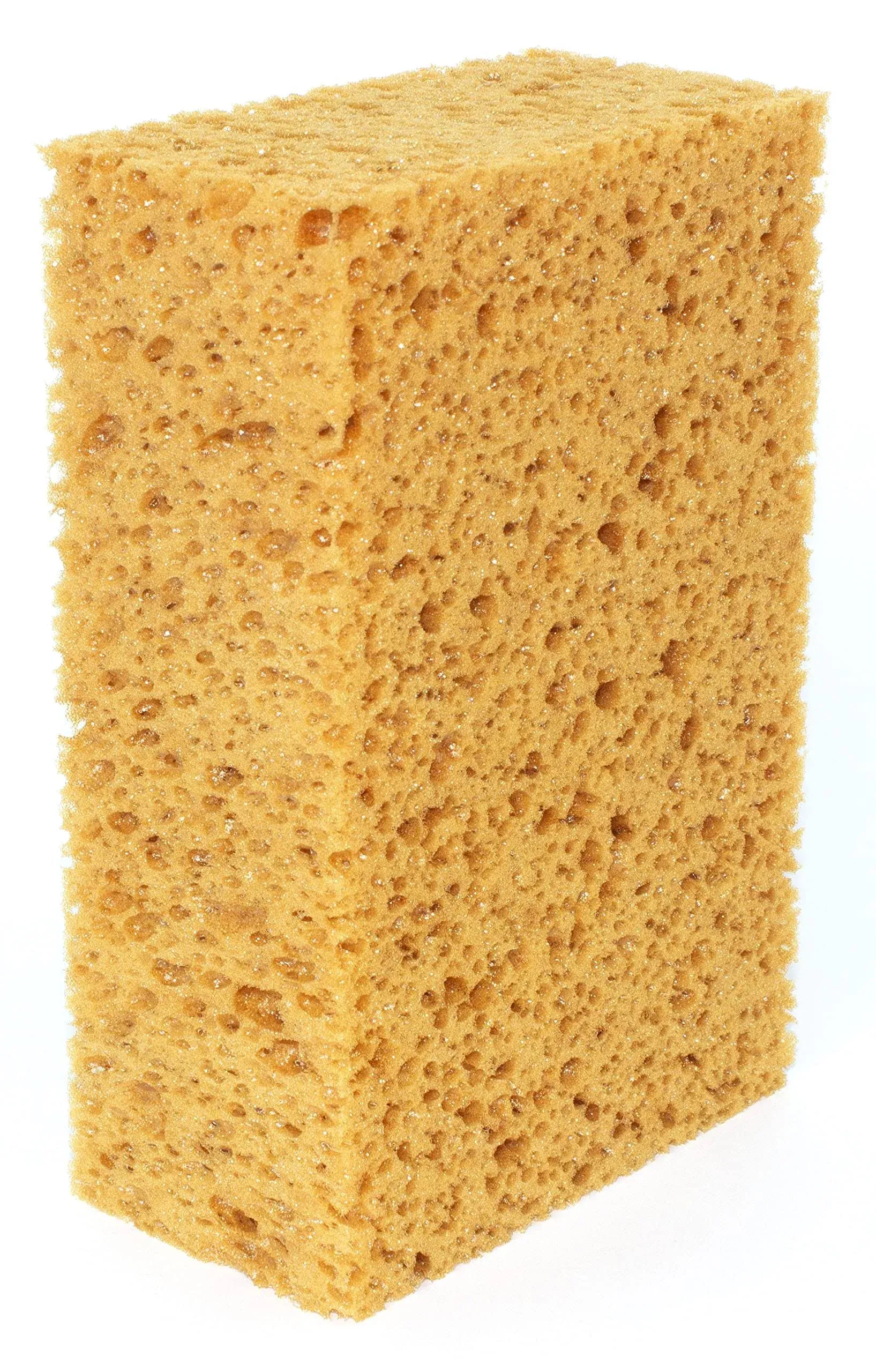 Car Wash Sponge. Made in Europe. 7.9x5.1x2.8 inches. Large Sponge for Auto, Truck, Motorcycle, Bike Washing. Boat Bail Sponge