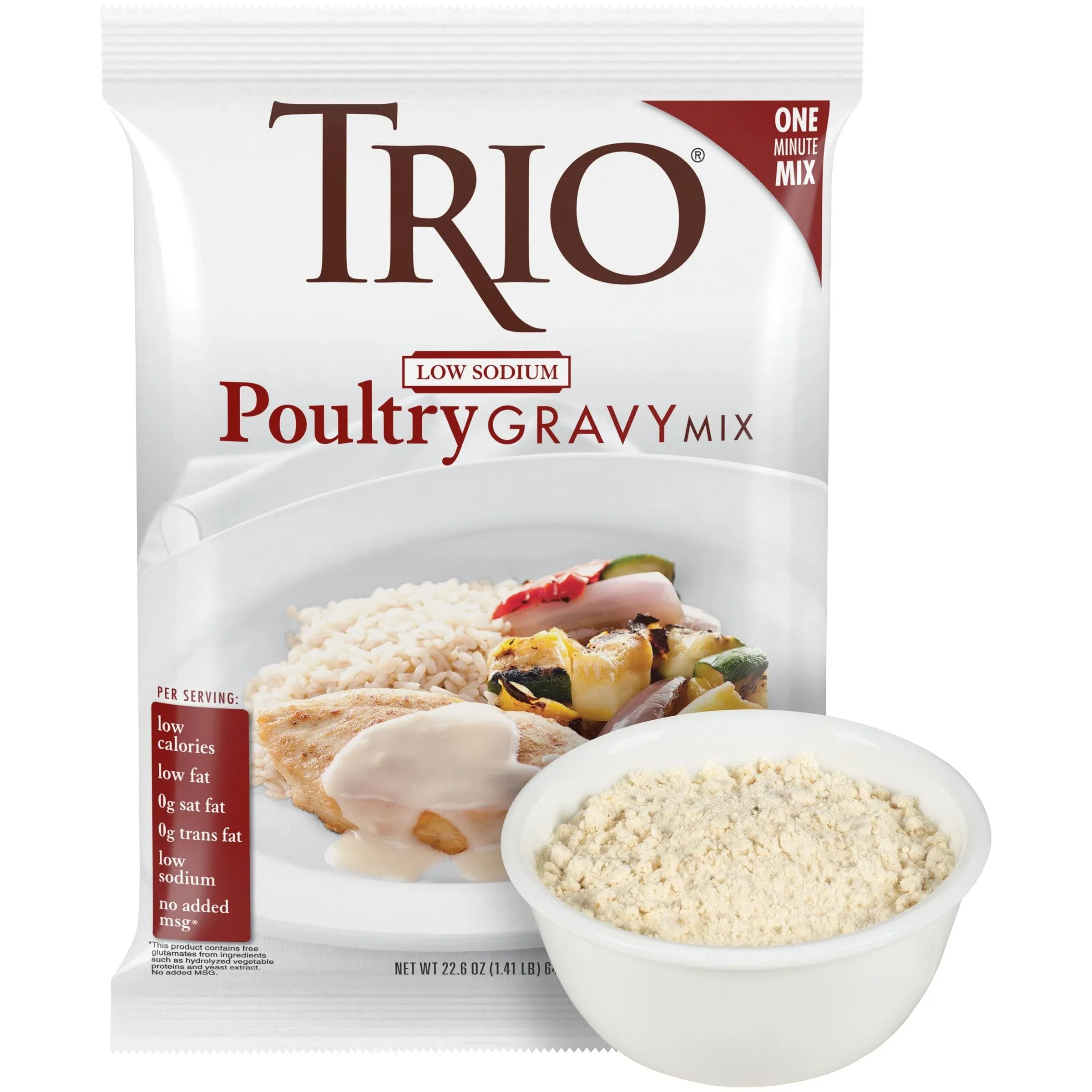 Trio Low Sodium Poultry Gravy Mix