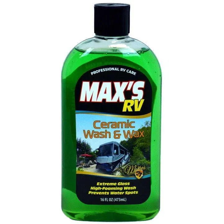 Max&#039;s RV Ceramic Wash &amp; Wax 16 oz - MKRV-150 - Wash &amp; Shine - Best Seller!