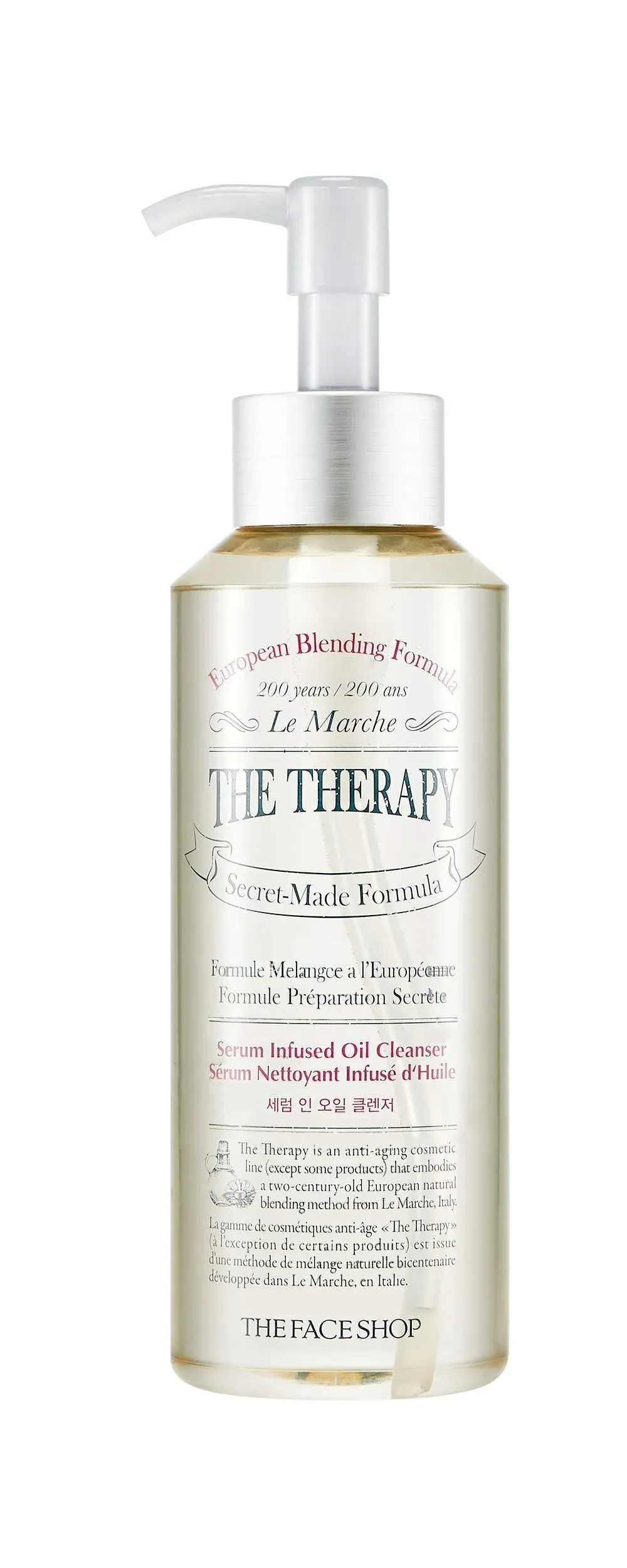 [The Face Shop] The Therapy Serum Infused Oil Cleanser 225ml