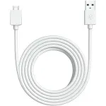 Ring 10 ft USB-A to Micro USB Power Cable for Indoor Cam - White