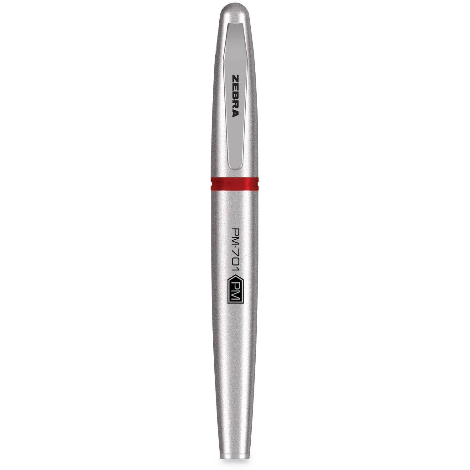 Zebra PM-701 Permanent Marker, Bullet Tip, Red