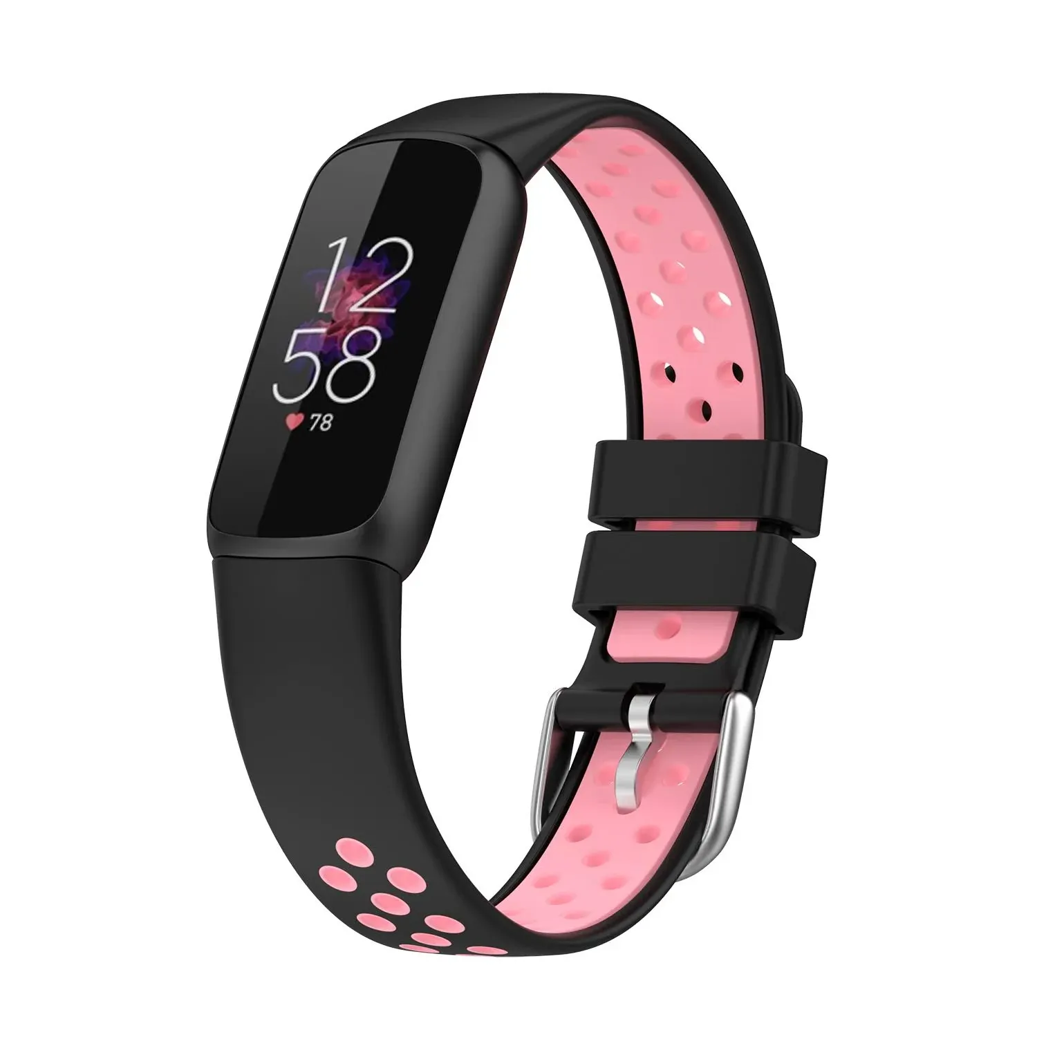 Dual-color Watch Strap Wrist Band Bracelet for Fitbit Luxe/Luxe Special Edition