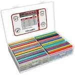 130 PC. Dual Wall Adhesive Marine Heat Shrink Kit - 3:1 Shrink Ratio - Multi-Color