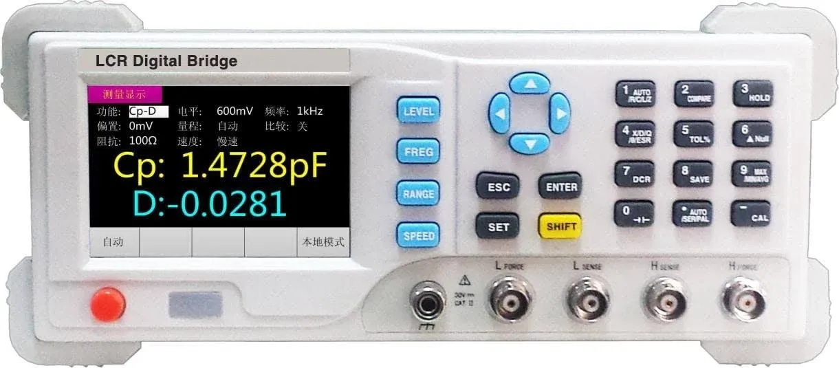 East Tester Desktop LCR Meter inductance Tester 10~100KHz Continuously Adjust...