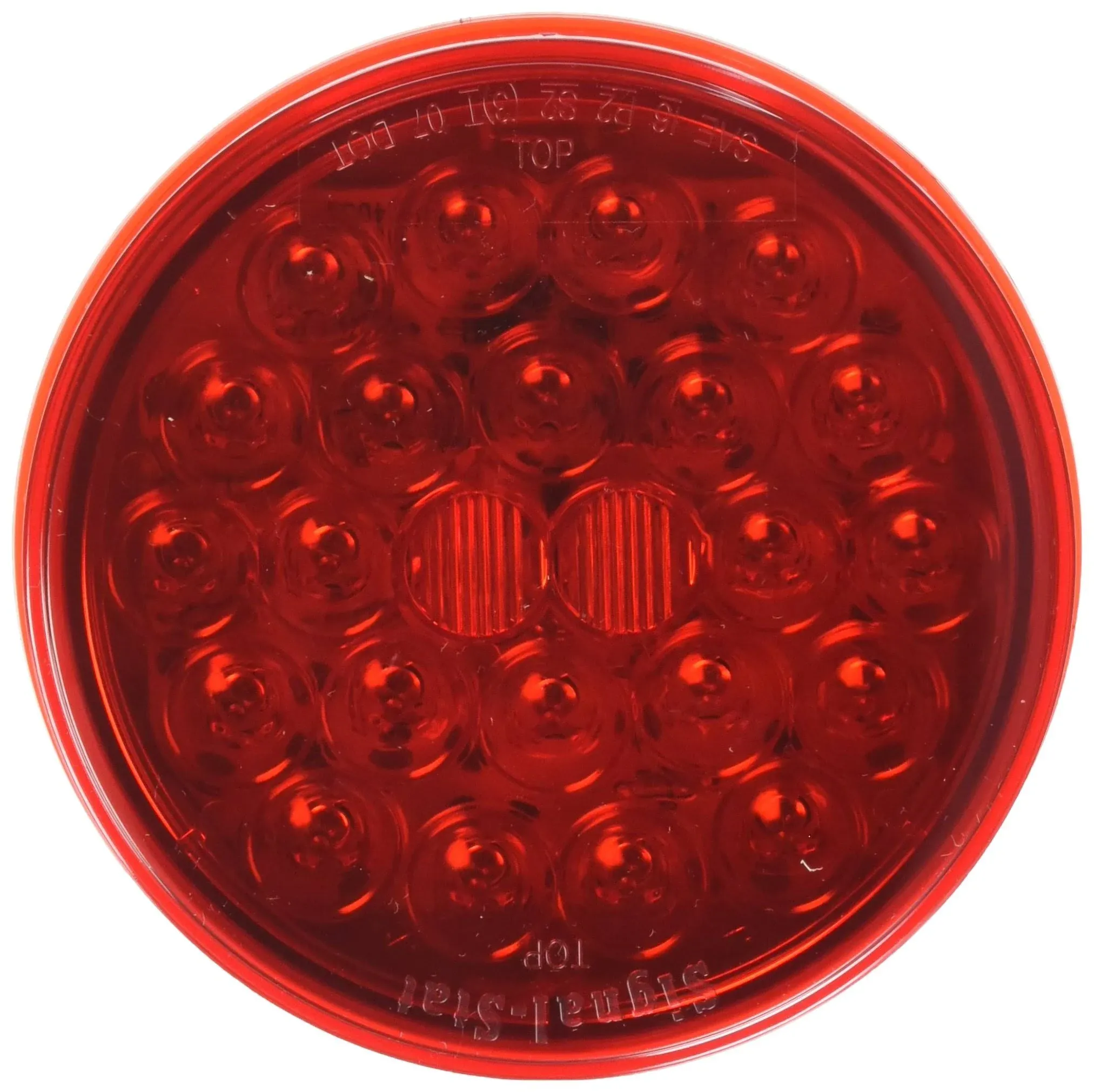 Red 4" Round LED Truck/Trailer Lights