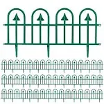 12 Pack Garden Edging Decorative Border Recycled Plastic Landscape Garden Fence 