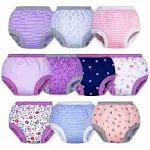 BIG ELEPHANT Toddler Training Pants, Soft Cotton Absorbent Training Underwear for Baby Boys & Girls