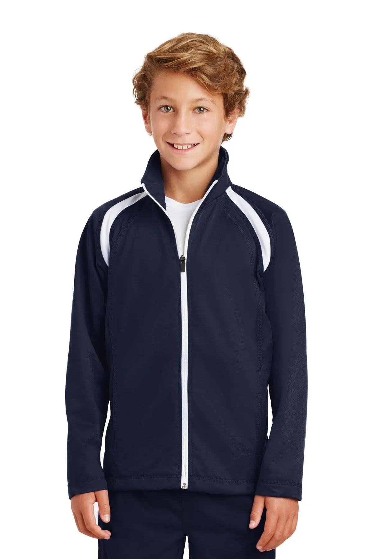 Sport-Tek\xa0Kids Tricot Track Jacket