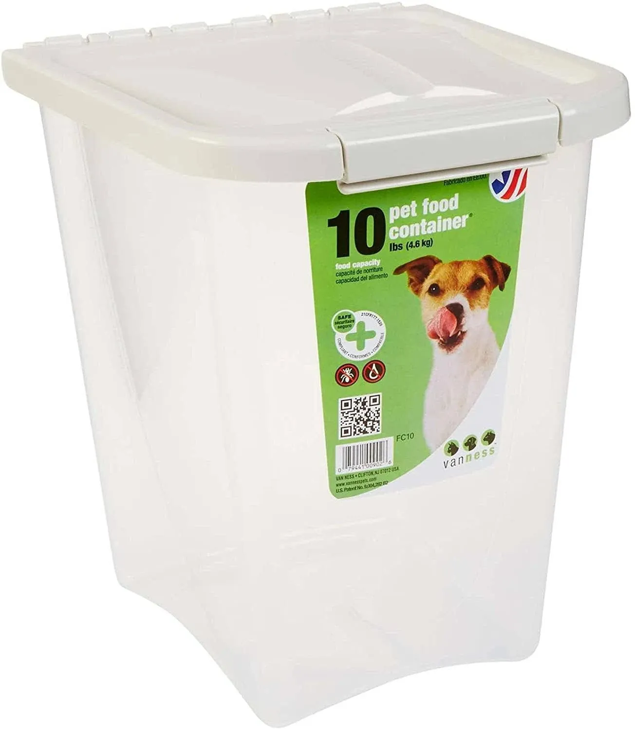  50-Pound Food Container with Fresh-Tite Seal and Wheels 