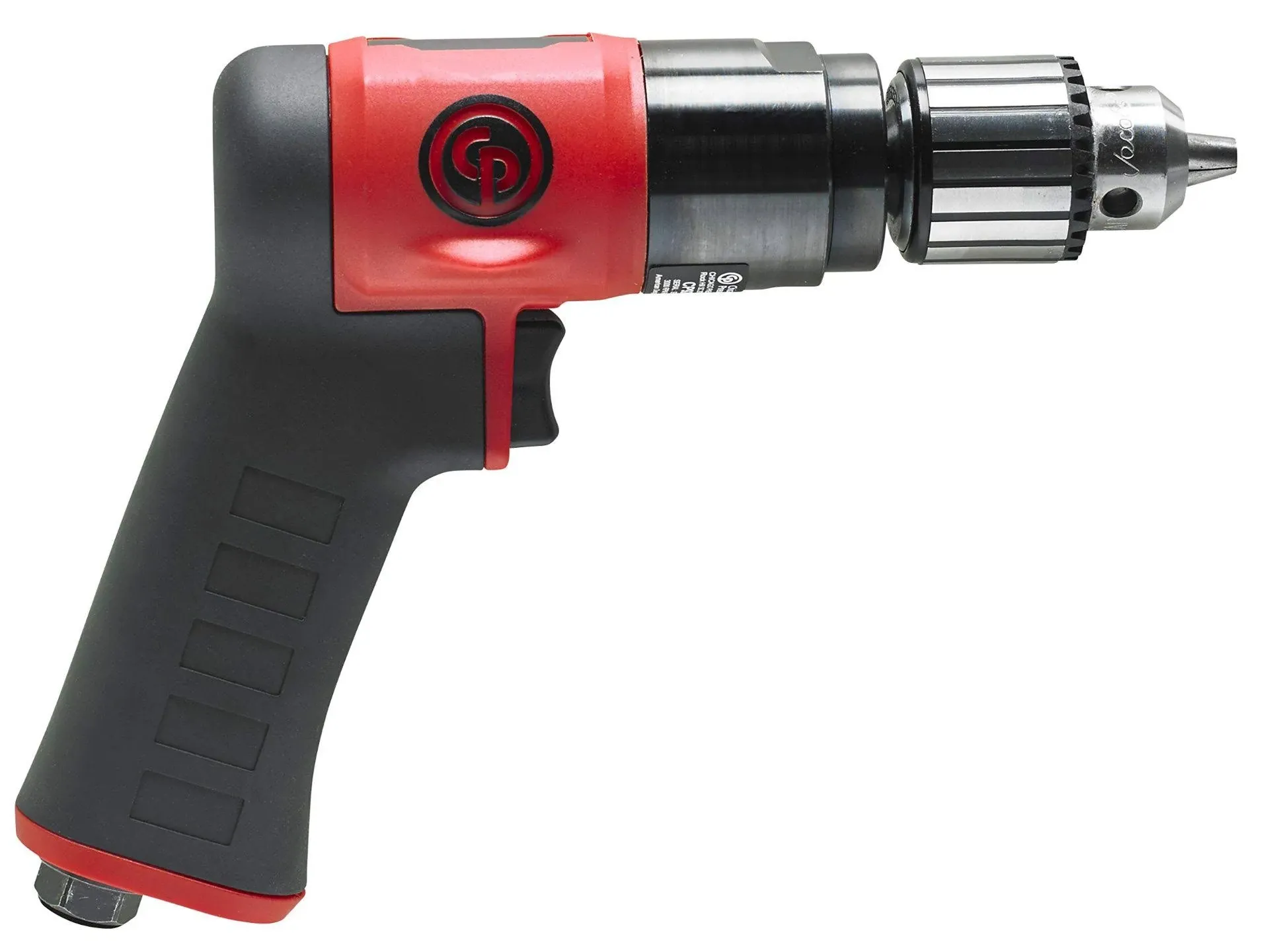 Chicago Pneumatic CP9790C - Air Power Drill, 3/8 Inch (10 mm), Keyed Chuck, Pistol Handle, 0.48 HP / 360 W, Stall Torque 4.1 ft. lbf / 5.5 NM, 2100 RPM, Hand Drill, Power Tools & Home Improvement