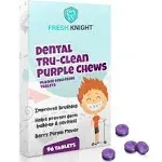 96 Count, Plaque Dental Disclosing Tablets for Kids or Adults, Shows Plaque, Hel