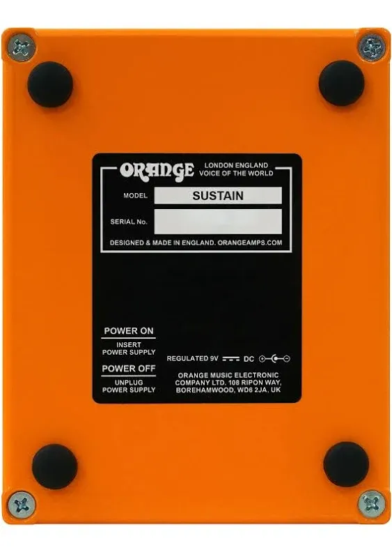 Orange Amplifiers Orange Amplifiers Sustain Effects Pedal