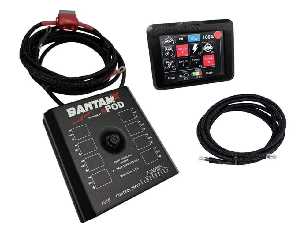 sPOD BantamX Touchscreen - Universal - Baja Designs - Off-Road LED & Laser Lights | Automotive, Jeep, Truck, UTV, ADV, Dirtbike