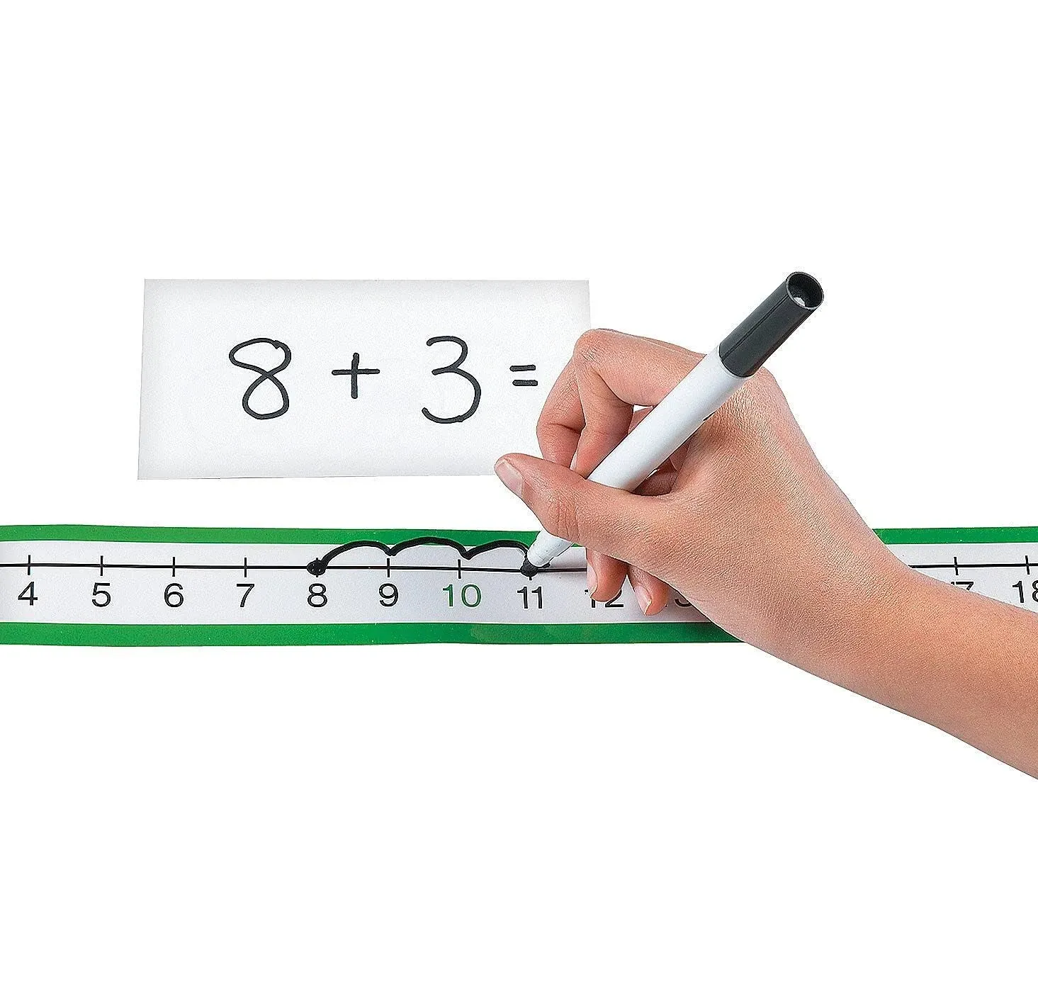 Dry Erase Number Line Sheets, Classroom Supplies, Early Learning, 36 Pieces