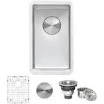 Ruvati 12 inch Undermount Bar Prep Tight Raduis 16 Gauge Kitchen Sink Stainless - Contemporary - Bar Sinks - by Buildcom | Houzz