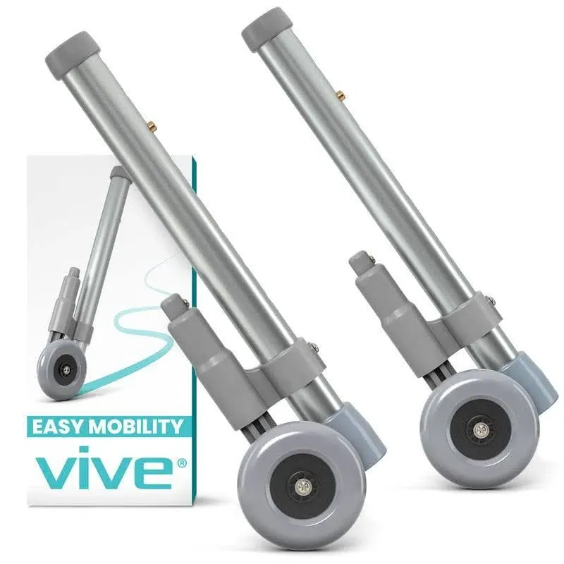 Vive Mobility Walker Wheels with Brakes