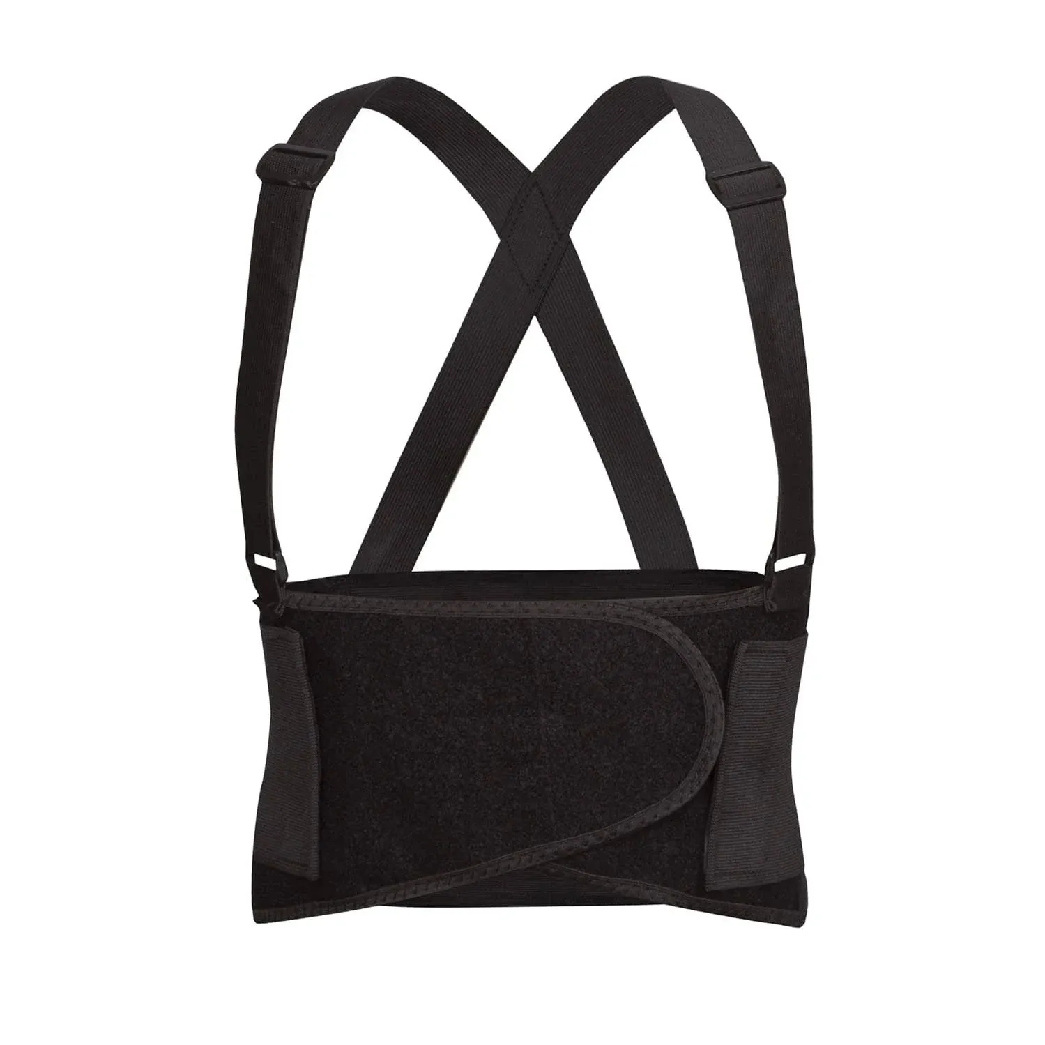 Cordova Back Support Belt with Attached Suspenders, Quick Adjust Elastic Outer Panels