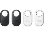 SAMSUNG SmartTag2 (2023) Bluetooth + UWB, IP67 Water and Dust Resistant, Findable via App, 1.5 Year Battery Life (2-Pack) - Black