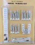 Dolls House Lighting Socket Power Strip Lighting Kit 15 Piece Wiring Set