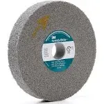 Scotch-Brite EXL Deburring Wheel, 6 in x 1 in x 1 in 8S Fin,