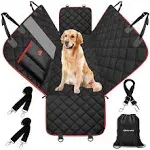 TantivyBo Dog Car Seat Cover, Durable Zipper Design Dog Car Hammock W/Mesh Window ...