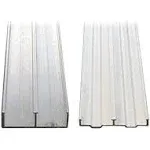 3/4" x 6' Aluminum Sliding Door Track (6')