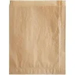 Bagcraft EcoCraft Grease-Resistant Sandwich Bags, 6.5" x 8", Natural, 2,000/Carton