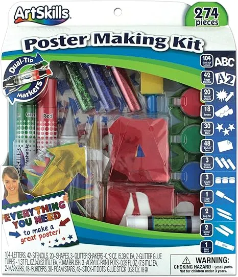 ArtSkills Poster Making Kit - 253 pieces