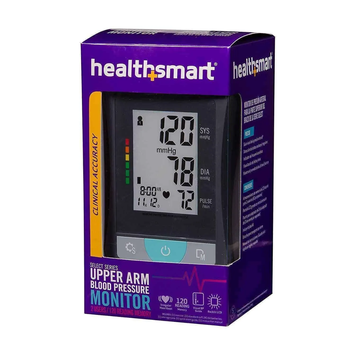 HealthSmart Premium Series Accurate Digital Upper Arm Blood Pressure Monitor