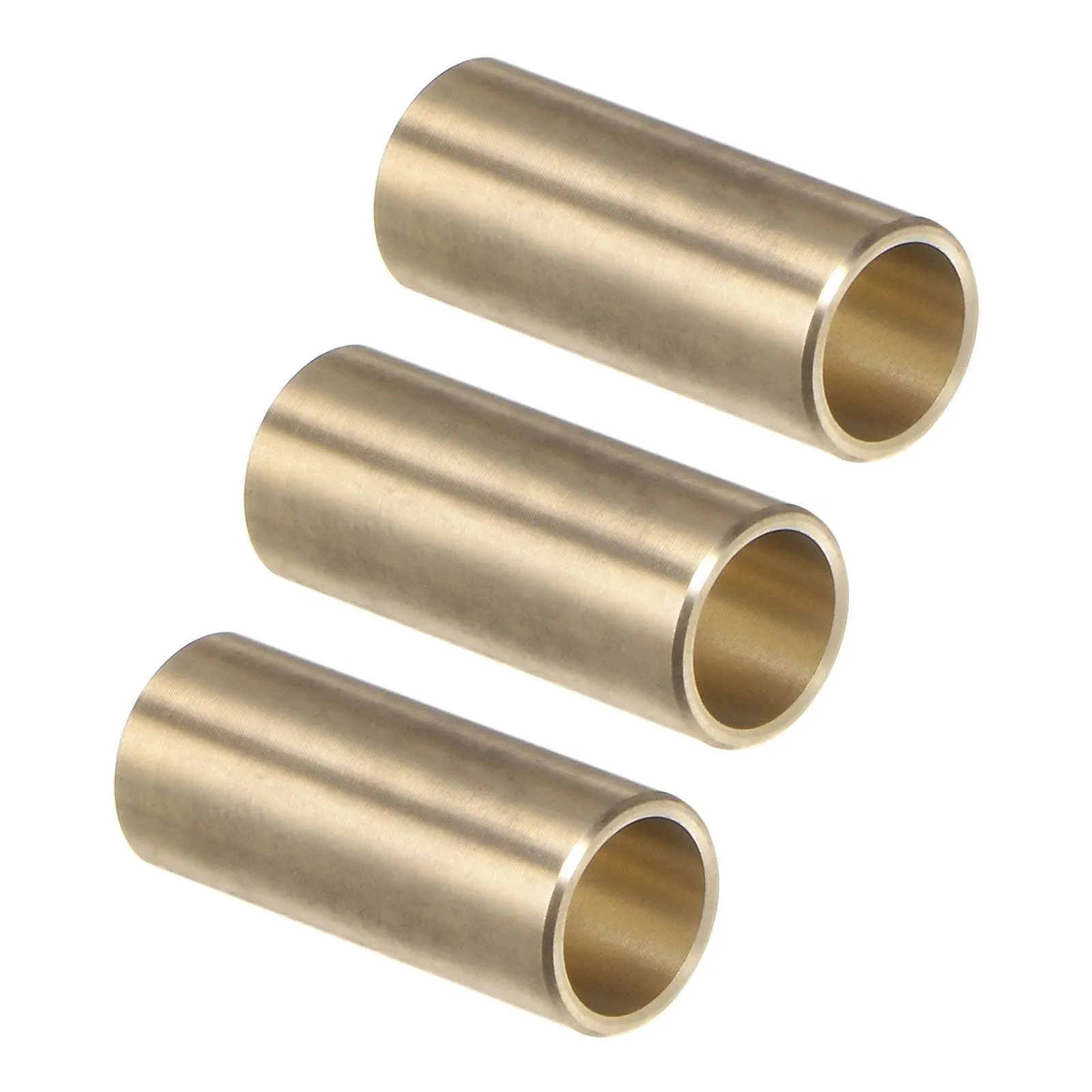 uxcell 4pcs Sleeve Bearings 5/8" Bore 3/4" OD 1-1/8" Length Cast Brass Self-Lubricating Bushing