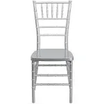 Flash Furniture HERCULES PREMIUM Series Resin Chiavari Chair White 2 Pack