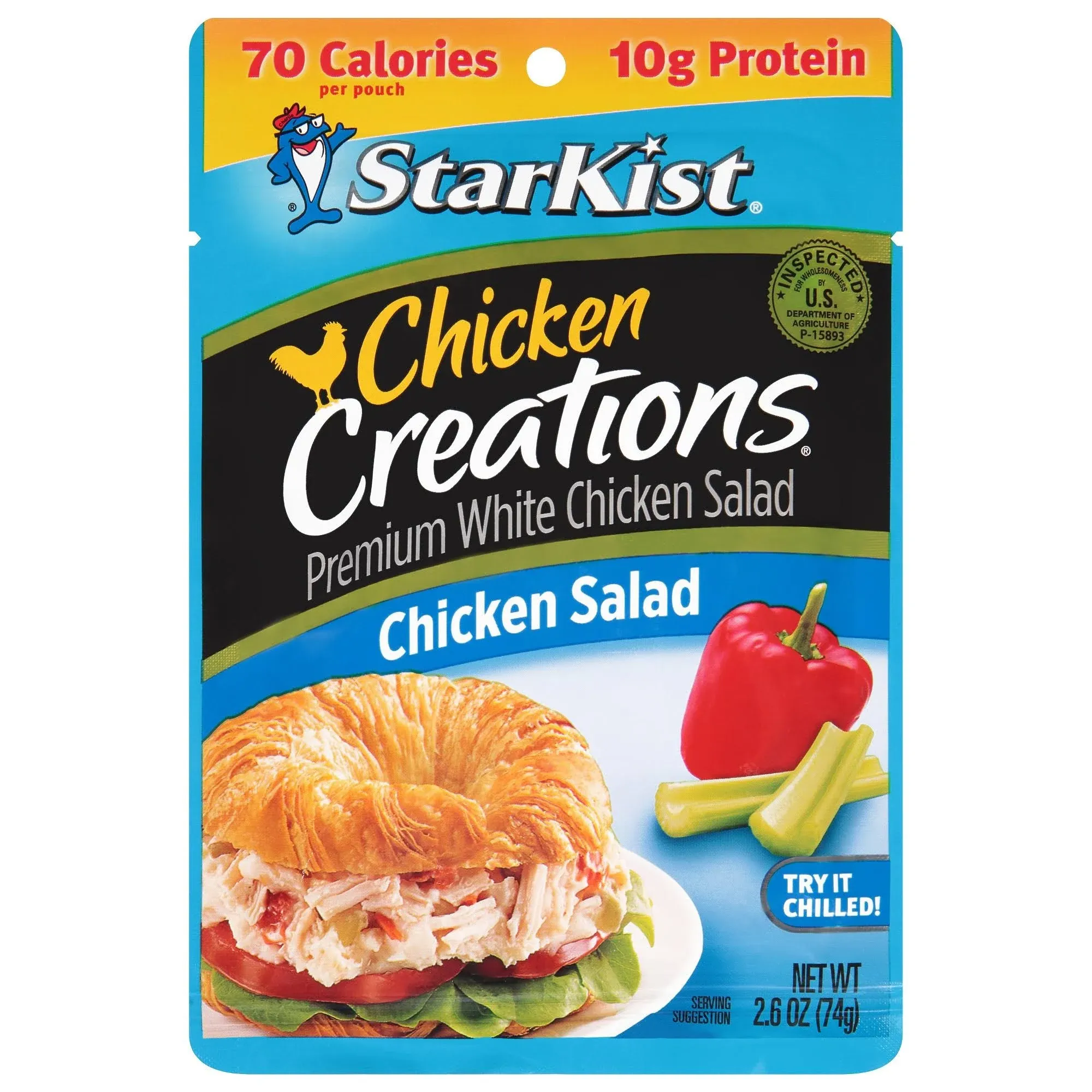 Starkist Chicken Creations Chicken Salad, Premium White - 2.6 oz