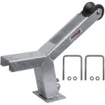 Extreme Max Adjustable Trailer Winch Stand with Roller