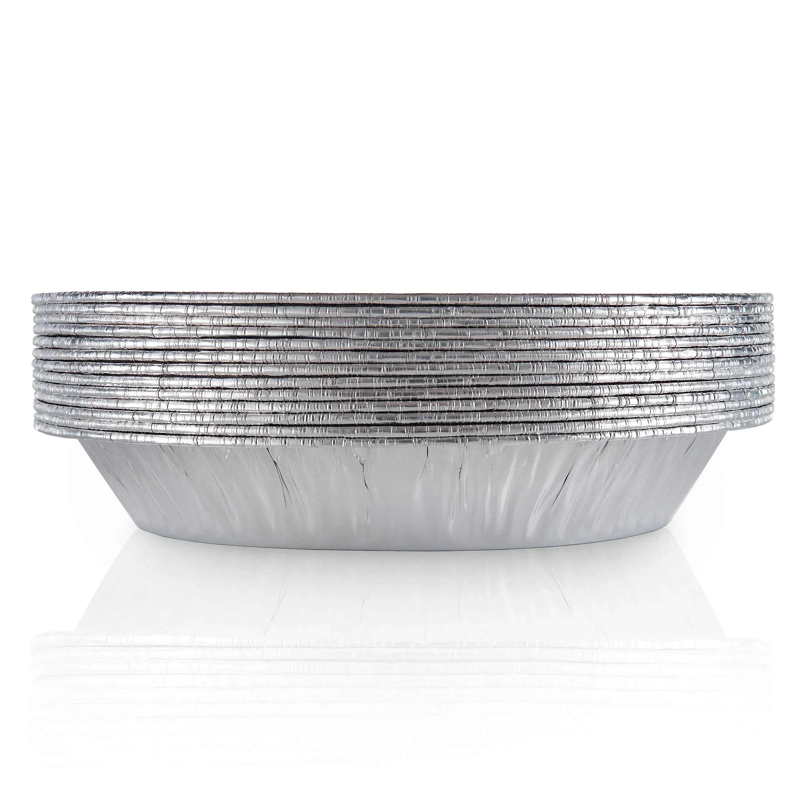 9&#034; Pie Pans (10Pack) - Disposable Aluminum Foil Pie Tins,Heavy-Dut<wbr/>y, Baking Tin