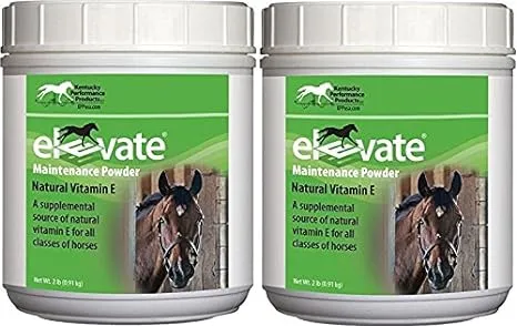 Kentucky Performance Products 2 Pack of Elevate Maintenance Power, 2 Pounds Each, Natural Vitamin E Horse Supplement 