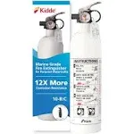 Kidde 466635MTLK Mariner 5 Fire Extinguisher, 2#, 5-B:C, with Metal Valve Nylon VB, White